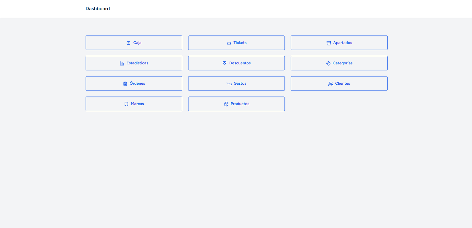 Dashboard del Plan Negocio